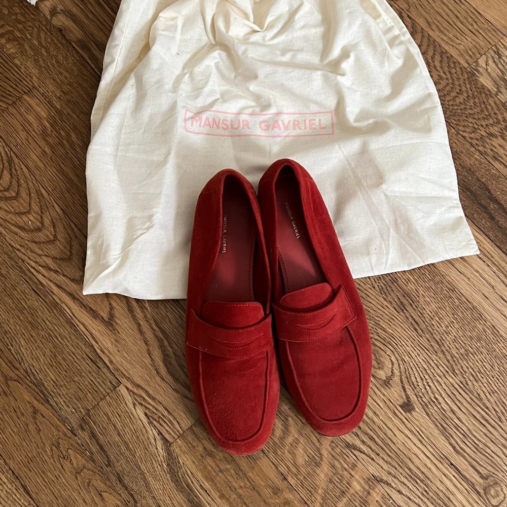 Mansur Gavriel Suede Flats in 36